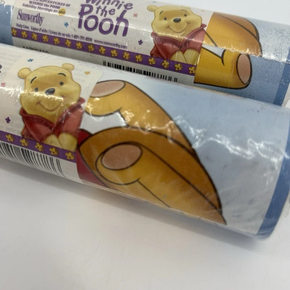 Disney Winnie The Pooh Pre-pasted Wallpaper Border 5 Yard Each 2 Rolls Imperial